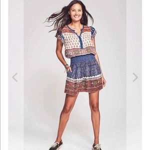 Faherty Bemini Hand Block Print Dress